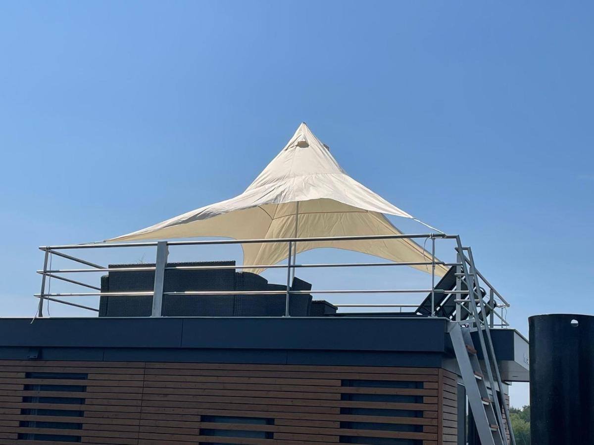 Hausboot Vroni Am Baerwaldersee Klitten Buitenkant foto