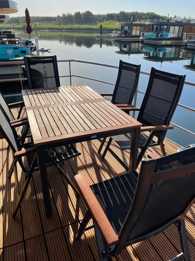 Hausboot Vroni Am Baerwaldersee Klitten Buitenkant foto