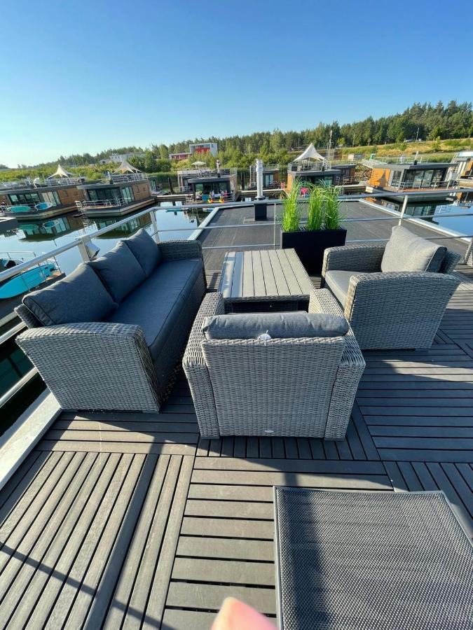 Hausboot Vroni Am Baerwaldersee Klitten Buitenkant foto