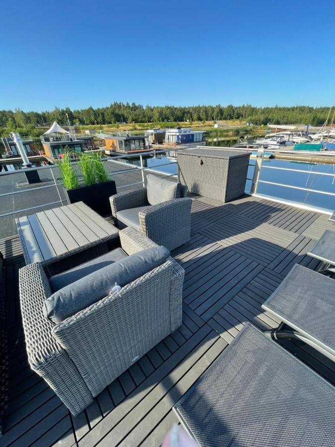 Hausboot Vroni Am Baerwaldersee Klitten Buitenkant foto